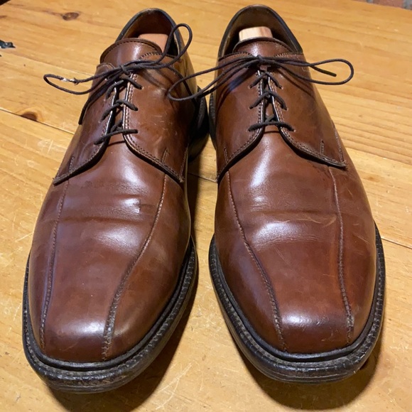 Allen Edmonds Warren 10.5D brown derby - Picture 1 of 7